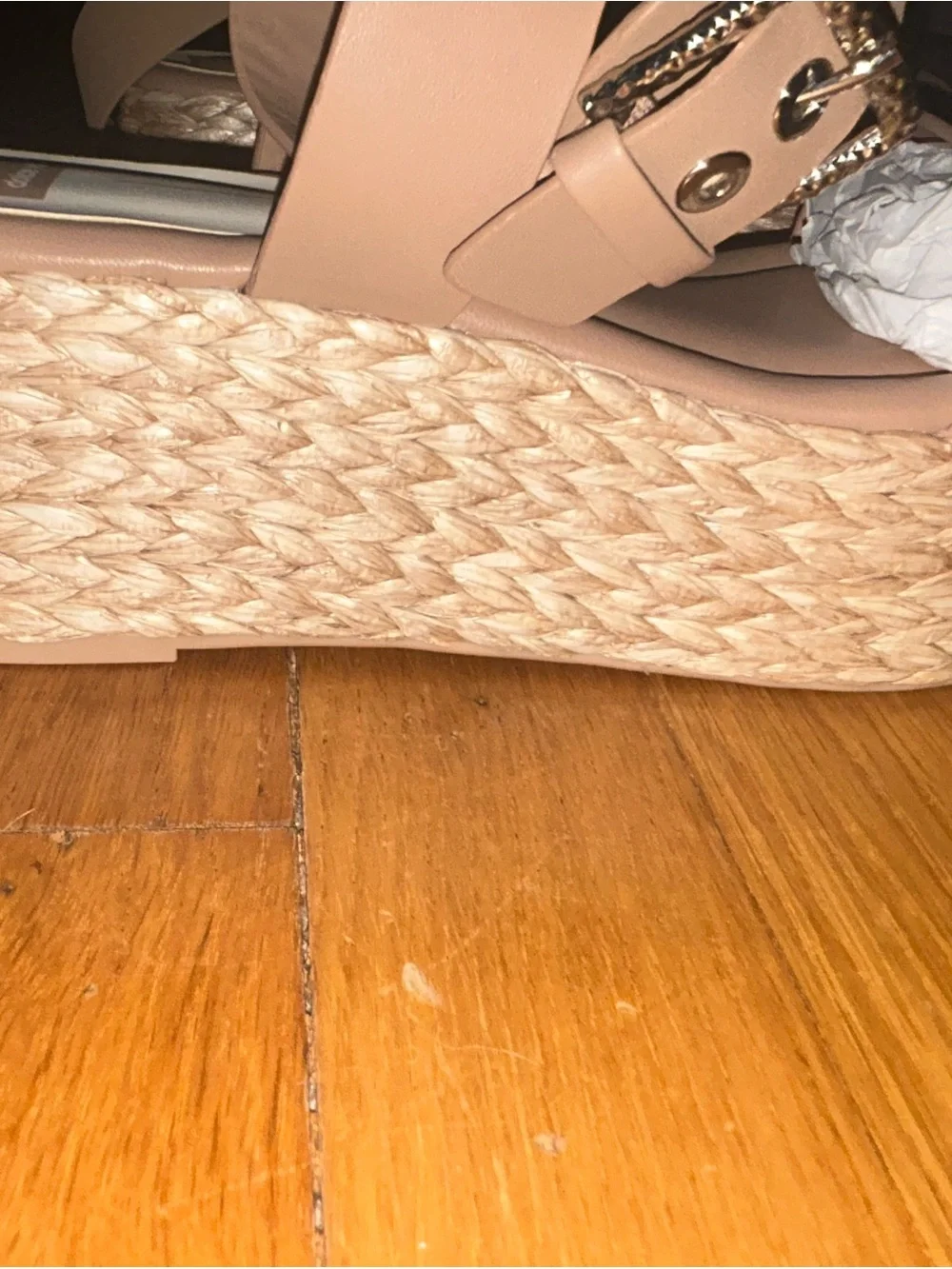 <NWT/NIB> Dolce Vita Cannes Tan Platform Espadrille Sandals w. Ankle Straps 9